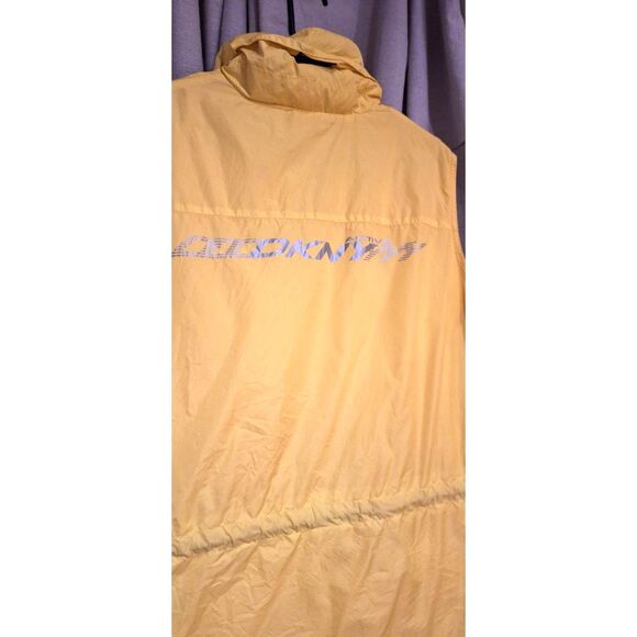 DKNY Active Bright Yellow Zippered Vest Womens Size XL - Picture 11 of 14